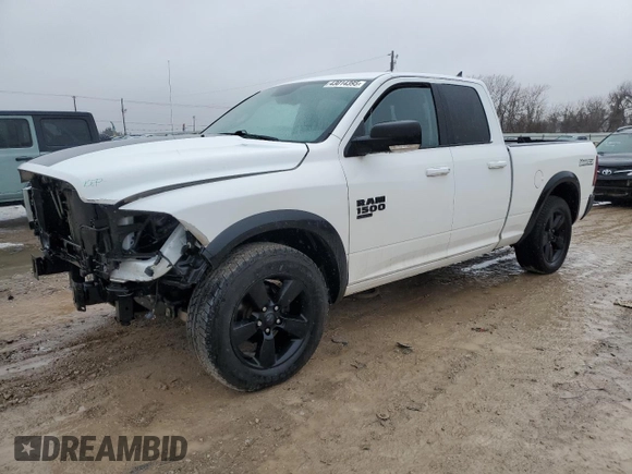 2019 Ram 1500 Classic Warlock with VIN 1C6RR6GGXKS702134, listed as a Copart auction lot 43014395 with 77,138 mi miles and Salvage Title. Bid and sale history available at carsss.com. Image 1.