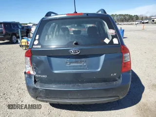 2009 Kia Rondo LX with VIN KNAFG528297271925, listed as a Copart auction lot 46342845 with 128,002 mi miles and Salvage Title. Bid and sale history available at carsss.com. Image 6.
