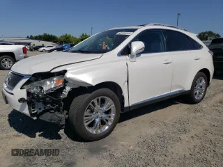 2010 Lexus RX 450h with VIN JTJBC1BA0A2011272, listed as a Copart auction lot 63225015 with 177,837 mi miles and Salvage title. Bid and sale history available at DreamBid. Image 1.