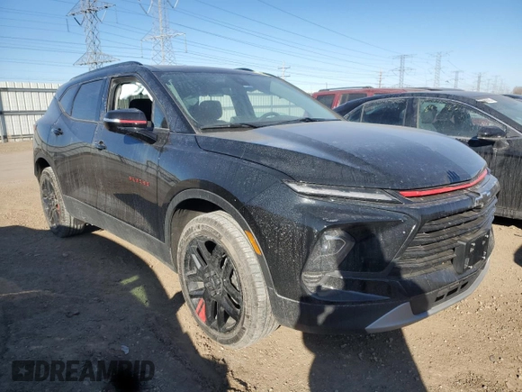 2024 Chevrolet Blazer LT with VIN 3GNKBJR44RS195421, listed as a Copart auction lot 88692715 with 12,113 mi miles and Salvage title. Bid and sale history available at DreamBid. Image 4.