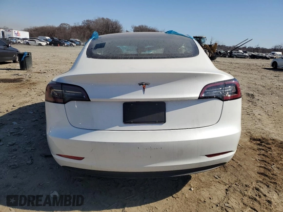 2023 Tesla Model 3 with VIN 5YJ3E1EA4PF566177, listed as a Copart auction lot 48504015 with Not Provided miles and Clean Title. Bid and sale history available at DreamBid. Image 6.