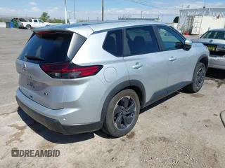 2024 Nissan Rogue SV with VIN 5N1BT3BA1RC696625, listed as a IAAI auction lot 42179968 with 28,943 mi miles and . Bid and sale history available at carsss.com. Image 4.