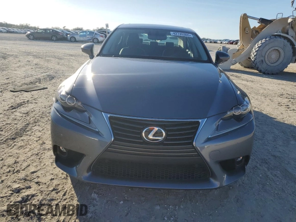2016 Lexus IS 350 with VIN JTHBE1D27G5024108, listed as a Copart auction lot 43150455 with 54,806 mi miles and Salvage title. Bid and sale history available at DreamBid. Image 5.