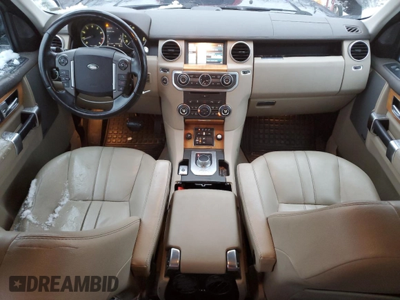 2014 Land Rover LR4 HSE with VIN SALAG2V60EA722541, listed as a Copart auction lot 84387474 with 106,845 mi miles and Salvage Title. Bid and sale history available at DreamBid. Image 8.