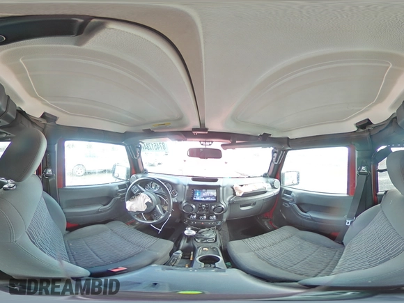 2012 Jeep Wrangler Unlimited Rubicon with VIN 1C4HJWFG2CL219021, listed as a Copart auction lot 87451784 with 109,675 mi miles and Salvage title. Bid and sale history available at DreamBid. Image 13.