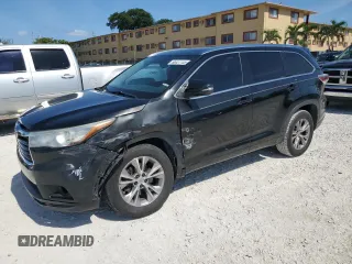 2015 Toyota Highlander XLE z VIN 5TDKKRFH7FS097773, wystawiony jako Copart lot #56327135 z przebiegiem 290 937 mil mil oraz Szkoda całkowita • Salvage title. Historia ofert i sprzedaży dostępna na DreamBid. Obrazek 1.