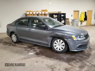 2015 Volkswagen Jetta S with VIN 3VW2K7AJ3FM413861, listed as a Copart auction lot 61868405 with 84,000 mi miles and Salvage title. Bid and sale history available at DreamBid. Image 4.