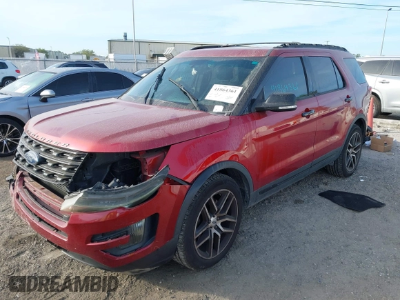 2016 Ford Explorer Sport with VIN 1FM5K8GT7GGA74656, listed as a IAAI auction lot 41864361 with 134,881 mi miles and . Bid and sale history available at carsss.com. Image 16.