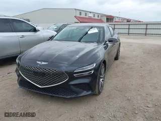 2023 Genesis G70 2.0T with VIN KMTG34TA9PU132552, listed as a IAAI auction lot 42047048 with 39,111 mi miles. Bid and sale history available at carsss.com. Image 17.