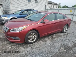 2015 Hyundai Sonata SE z VIN 5NPE24AF0FH247329, wystawiony jako Copart lot #57584935 z przebiegiem Nie podano mil oraz Szkoda całkowita • Salvage title. Historia ofert i sprzedaży dostępna na DreamBid. Obrazek 1.