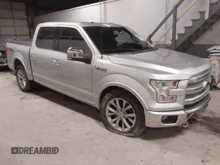 2017 Ford F-150 XL with VIN 1FTEW1EG4HFC45490, listed as a IAAI auction lot 41505033 with 122,991 mi miles. Bid and sale history available at carsss.com. Image 1.