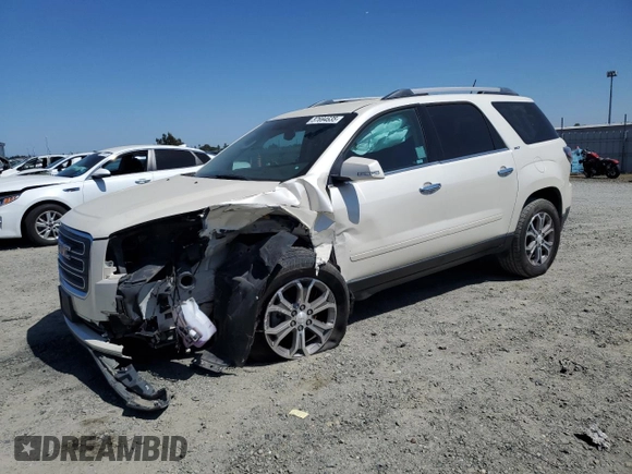 2013 GMC Acadia SLT z VIN 1GKKRRKD1DJ196960, wystawiony jako Copart lot #57694635 z przebiegiem Nie podano mil oraz Czysty tytuł • Clean title. Historia ofert i sprzedaży dostępna na DreamBid. Obrazek 1.