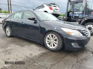 2013 Hyundai Genesis 3.8L with VIN KMHGC4DDXDU216586, listed as a Copart auction lot 55632675 with 166,975 mi miles and Clean Title. Bid and sale history available at carsss.com. Image 4.