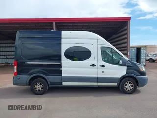 2015 Ford Transit with VIN 1FTYR2XM4FKB28350, listed as a IAAI auction lot 41989089 with 100,823 mi miles. Bid and sale history available at carsss.com. Image 13.