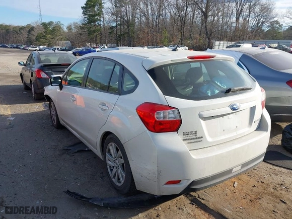 2015 Subaru Impreza Wagon 2.0i Premium with VIN JF1GPAC61F8206802, listed as a IAAI auction lot 41707147 with 105,171 mi miles. Bid and sale history available at carsss.com. Image 3.