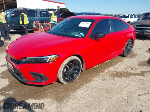 2024 Honda Civic Sport with VIN 2HGFE2F59RH542928, listed as a IAAI auction lot 41972106 with 11,269 mi miles and . Bid and sale history available at DreamBid. Image 17.
