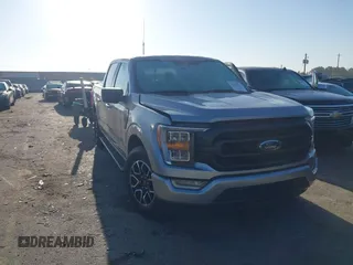 2021 Ford F-150 XL with VIN 1FTEW1C50MKD15666, listed as a IAAI auction lot 41846630 with 67,173 mi miles. Bid and sale history available at carsss.com. Image 1.