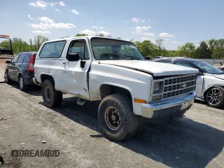 1990 Chevrolet Blazer z VIN 1GNEV18K5LF144221, wystawiony jako Copart lot #52296175 z przebiegiem 114 593 mil mil oraz Szkoda całkowita • Salvage title. Historia ofert i sprzedaży dostępna na DreamBid. Obrazek 4.