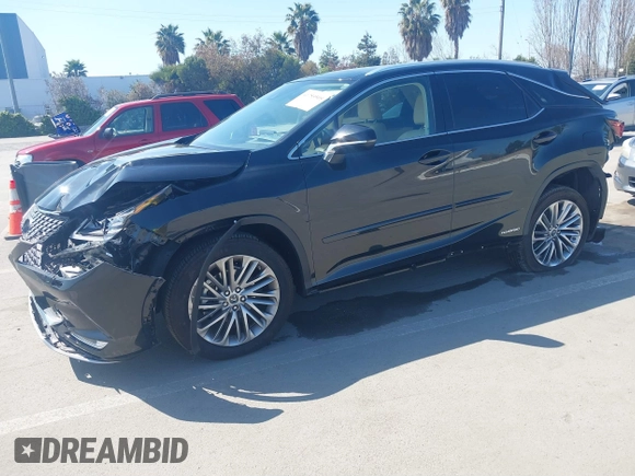 2020 Lexus RX with VIN 2T2JGMDA0LC048405, listed as a IAAI auction lot 41755505 with 62,542 mi miles. Bid and sale history available at carsss.com. Image 18.