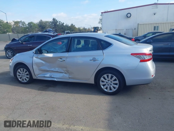 2015 Nissan Sentra SR with VIN 3N1AB7AP8FL665794, listed as a IAAI auction lot 42140522 with 57,621 mi miles and . Bid and sale history available at DreamBid. Image 14.