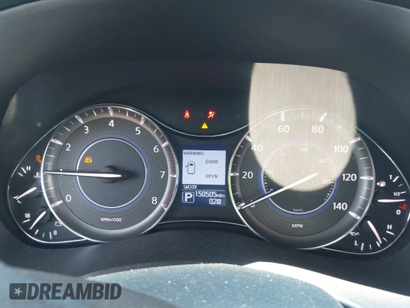 2016 Infiniti QX80 with VIN JN8AZ2NE5G9123443, listed as a IAAI auction lot 42595593 with 150,505 mi miles and . Bid and sale history available at DreamBid. Image 7.