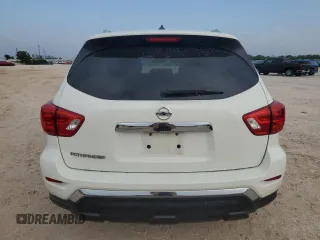 2017 Nissan Pathfinder SL with VIN 5N1DR2MN5HC668181, listed as a Copart auction lot 51381715 with 136,558 mi miles and Salvage title. Bid and sale history available at DreamBid. Image 6.