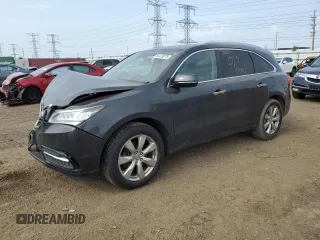 2016 Acura MDX Advance z VIN 5FRYD4H90GB041269, wystawiony jako Copart lot #54478075 z przebiegiem Nie podano mil oraz Szkoda całkowita • Salvage title. Historia ofert i sprzedaży dostępna na DreamBid. Obrazek 1.