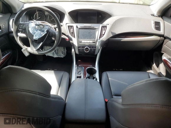 2017 Acura TLX V6 with VIN 19UUB2F38HA005723, listed as a Copart auction lot 47487995 with 0 mi miles and Salvage Title. Bid and sale history available at carsss.com. Image 8.