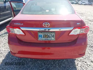 2011 Toyota Corolla L with VIN JTDBU4EE3B9124609, listed as a IAAI auction lot 42046571 with 59,617 mi miles. Bid and sale history available at carsss.com. Image 6.