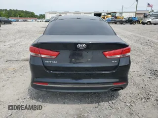 2016 Kia Optima EX with VIN 5XXGU4L36GG074645, listed as a Copart auction lot 53201155 with 126,111 mi miles and Salvage Title. Bid and sale history available at carsss.com. Image 6.