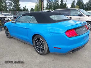 2022 Ford Mustang EcoBoost with VIN 1FATP8UH3N5124691, listed as a IAAI auction lot 42073596 with 40,612 mi miles. Bid and sale history available at carsss.com. Image 3.