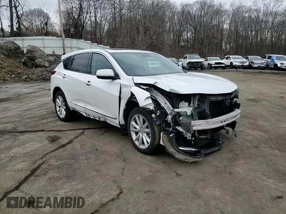 2021 Acura RDX with VIN 5J8TC2H33ML036852, listed as a Copart auction lot 47698795 with 58,960 mi miles and Salvage title. Bid and sale history available at DreamBid. Image 11.
