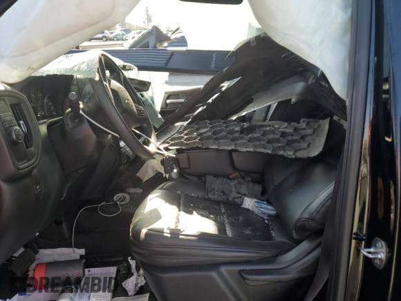 2021 Chevrolet Silverado 1500 Custom with VIN 1GCRWBEH2MZ192006, listed as a Copart auction lot 45451075 with Not Provided miles and Salvage Title. Bid and sale history available at DreamBid. Image 7.
