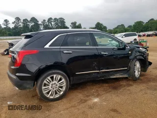 2017 Cadillac XT5 Premium Luxury AWD with VIN 1GYKNERS3HZ214851, listed as a Copart auction lot 60112185 with 74,045 mi miles and Salvage title. Bid and sale history available at DreamBid. Image 3.