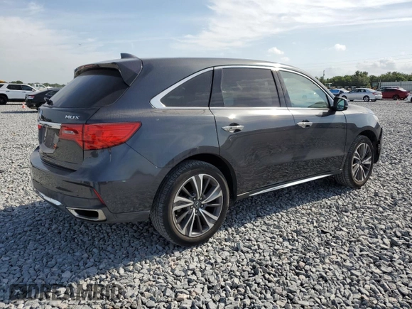 2019 Acura MDX w/Technology Pkg with VIN 5J8YD3H54KL011658, listed as a Copart auction lot 53853915 with 81,688 mi miles and Salvage Title. Bid and sale history available at carsss.com. Image 3.