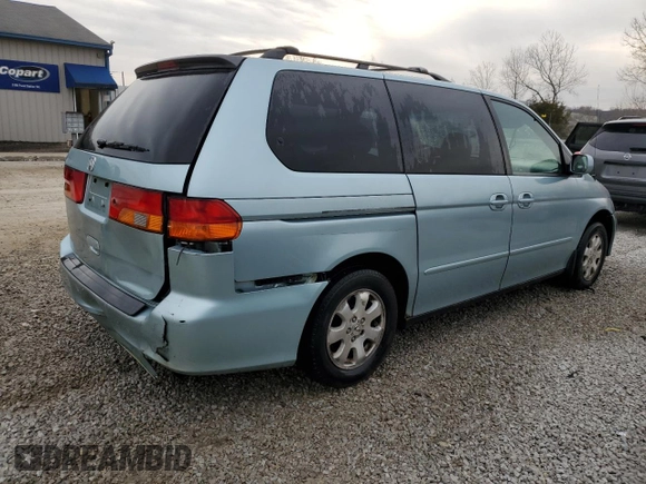 2004 Honda Odyssey EX-L with VIN 5FNRL18944B032688, listed as a Copart auction lot 49504405 with 253,823 mi miles and Non Repairable. Bid and sale history available at DreamBid. Image 3.