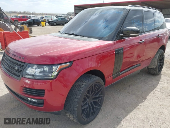 2017 Land Rover Range Rover with VIN SALGS2FE3HA331421, listed as a IAAI auction lot 42043328 with 105,421 mi miles and . Bid and sale history available at DreamBid. Image 6.