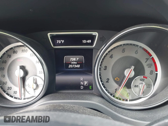 2014 Mercedes-Benz CLA 250 with VIN WDDSJ4GB2EN158800, listed as a IAAI auction lot 42126126 with 207,348 mi miles and . Bid and sale history available at DreamBid. Image 7.