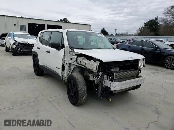 2017 Jeep Renegade Sport with VIN ZACCJBAB7HPG05614, listed as a Copart auction lot 45730315 with 152,655 mi miles and Salvage Title. Bid and sale history available at carsss.com. Image 10.