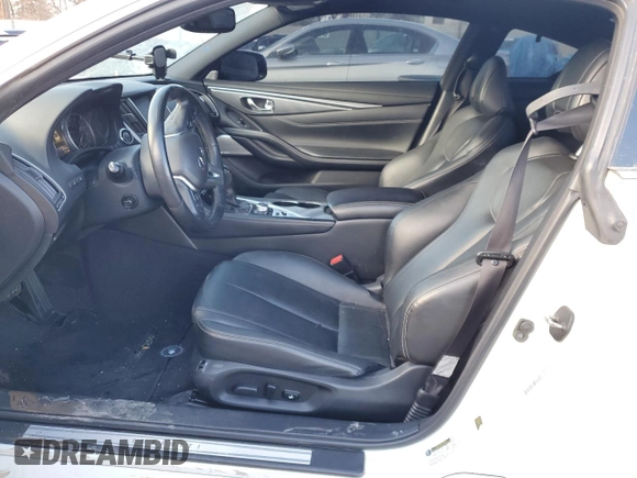 2017 Infiniti Q60 Sport with VIN JN1EV7EK5HM361533, listed as a Copart auction lot 42282715 with 95,439 mi miles and Salvage title. Bid and sale history available at DreamBid. Image 7.