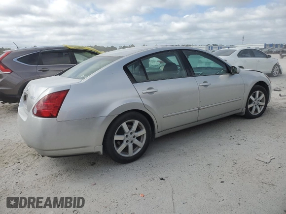 2005 Nissan Maxima 3.5 SL with VIN 1N4BA41E85C871280, listed as a Copart auction lot 76478334 with 95,476 mi miles and Non Repairable. Bid and sale history available at carsss.com. Image 3.