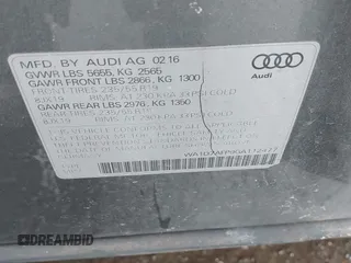 2016 Audi Q5 Premium Plus z VIN WA1D7AFP9GA112477, wystawiony jako IAAI lot #41520842 z przebiegiem 132 497 mil mil oraz . Historia ofert i sprzedaży dostępna na DreamBid. Obrazek 9.