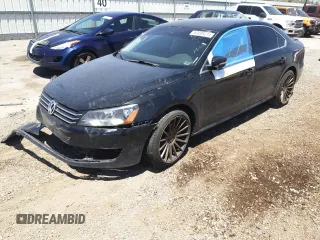 2015 Volkswagen Passat SE with VIN 1VWBT7A37FC023684, listed as a Copart auction lot 60309215 with 103,884 mi miles and Salvage title. Bid and sale history available at DreamBid. Image 1.