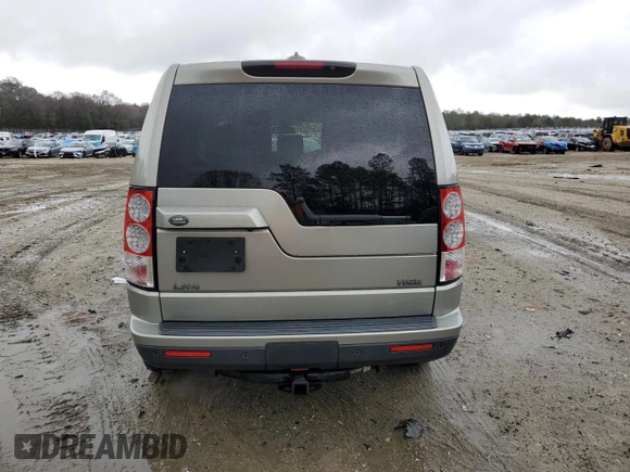 2011 Land Rover LR4 HSE with VIN SALAG2D46BA558420, listed as a Copart auction lot 49062255 with 136,409 mi miles and Salvage Title. Bid and sale history available at DreamBid. Image 6.