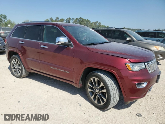 2018 Jeep Grand Cherokee High Altitude with VIN 1C4RJECG8JC172495, listed as a Copart auction lot 52805485 with 56,769 mi miles and Clean title. Bid and sale history available at DreamBid. Image 4.
