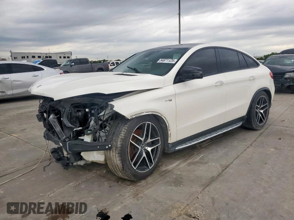 2018 Mercedes-Benz GLE 43 AMG with VIN 4JGED6EB5JA103350, listed as a Copart auction lot 54871125 with 145,149 mi miles and Salvage title. Bid and sale history available at DreamBid. Image 1.