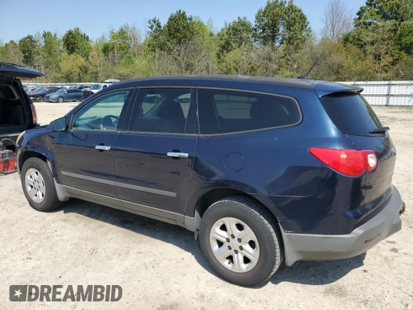 2012 Chevrolet Traverse LS with VIN 1GNKRFED4CJ300613, listed as a Copart auction lot 52906305 with 177,912 mi miles and Salvage Title. Bid and sale history available at DreamBid. Image 2.