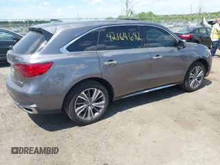 2018 Acura MDX Technology with VIN 5J8YD4H58JL029259, listed as a IAAI auction lot 42164682 with 53,500 mi miles and . Bid and sale history available at DreamBid. Image 4.