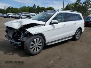 2019 Mercedes-Benz GLS with VIN 4JGDF6EE6KB223623, listed as a Copart auction lot 54008493 with 58,064 mi miles. Bid and sale history available at carsss.com. Image 1.