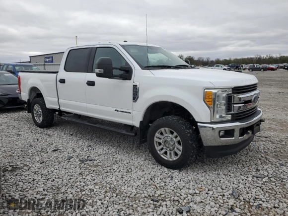 2017 Ford Super Duty F-250 SRW Lariat with VIN 1FT7W2BT9HEB86457, listed as a Copart auction lot 51059605 with 212,962 mi miles and Salvage Title. Bid and sale history available at carsss.com. Image 4.